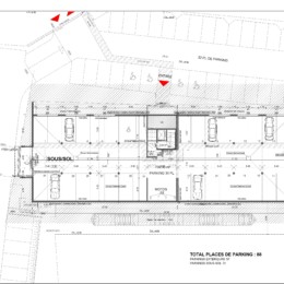 Plan Sous Sol Tradewinds Centre Bureaux La Seyne Antoine Viallet