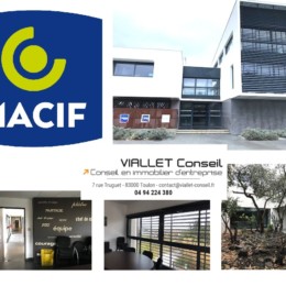 Référence Location Bureaux Viallet Conseil Macif Vinci Hyères